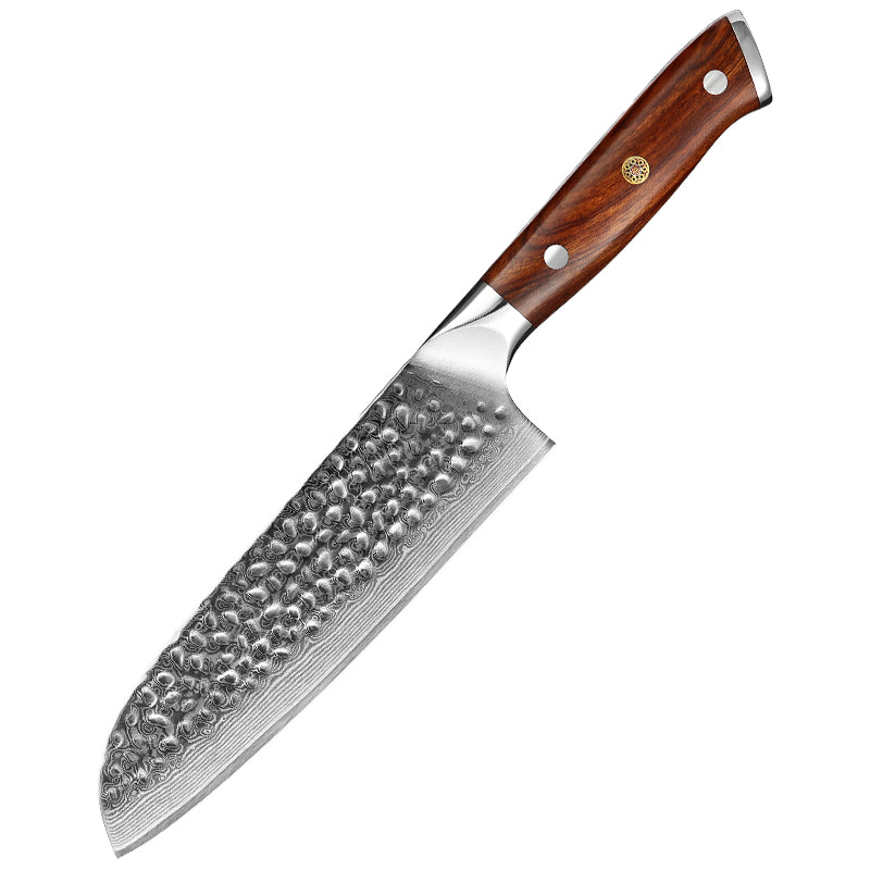 Damascus 3 Piece - Natural Desert Ironwood Knife Set