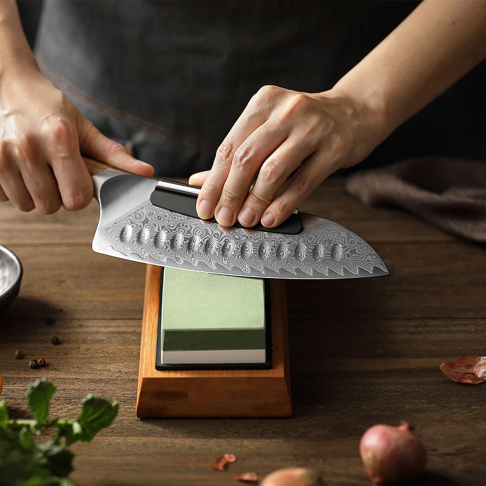 Premium Whetstone Knife Sharpener – 1000/6000 Grit Sharpening Stone Set